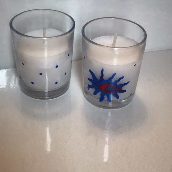 Candle  Glass Votive Set - Picture 4 of 6